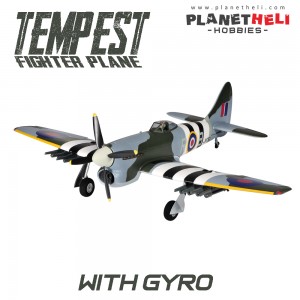 TOP RC Fighter 800MM Tempest RC Airplane (PNP with Gyro)